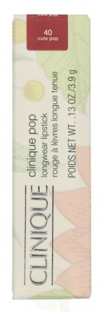 Clinique Pop Longwear Satin Lipstick 3.9 g #40 Cute Pop