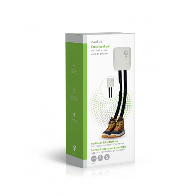Nedis Skotørrer | 250 W | 45 °C | Overophedningsbeskyttelse Nedis Skotørrer | 250 W | 45 °C | Overophedningsbeskyttelse