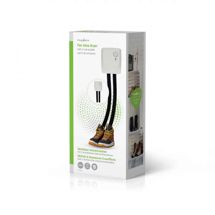 Nedis Skotørrer | 250 W | 45 °C | Overophedningsbeskyttelse Nedis Skotørrer | 250 W | 45 °C | Overophedningsbeskyttelse