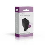 Nedis Vægoplader | 100 W | GaN | PD3.0 | Hurtigopladningsfunktion | 2.5 / 3.0 / 5.0 A | Antal output: 3 | USB-A / 2x USB-C™ | Automatisk Valgt Spænding | Sort Nedis Vægoplader | 100 W | GaN | PD3.0 | Hurtigopladningsfunktion | 2.5 / 3.0 / 5.0 A | Antal output: 3 | USB-A / 2x USB-C™ | Automatisk Valgt Spænding | Sort