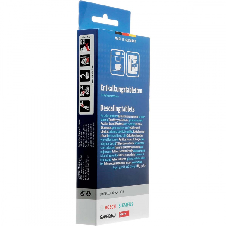 Bosch Afkalkningstabletter egnet til fuldautomatiske kaffemaskiner 3x 36 gram