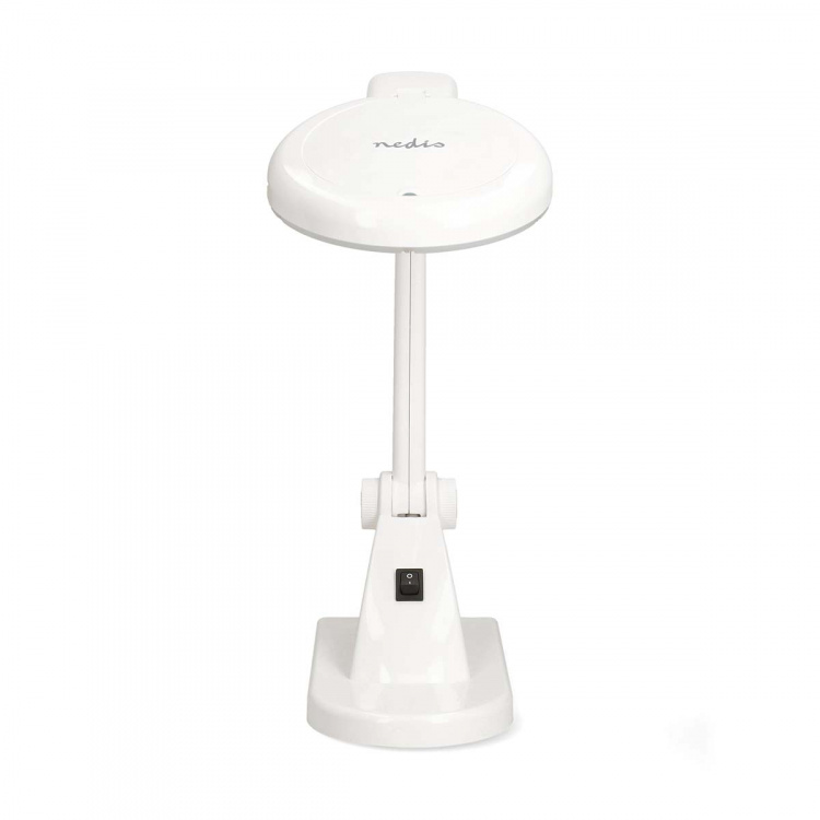 Nedis Forstørrende Bordlampe | Linse styrke: 3 + 12 Diopter | 6500 K | 6 W | 400 lm | Hvid