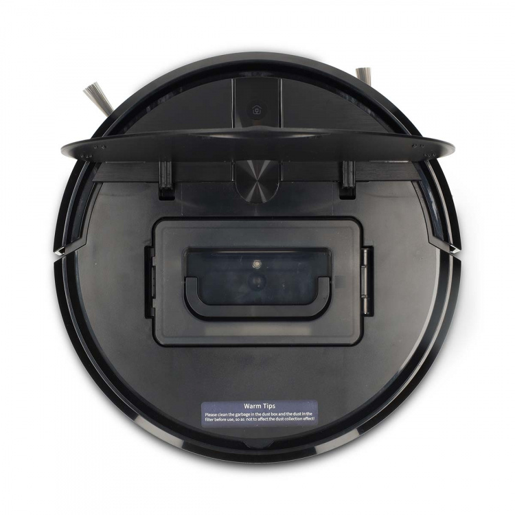 Nedis SmartLife Robot Støvsuger | Tilfældig | Wi-Fi | Kapacitet Collection Reservoir: 0.6 l | Automatisk opladning | Maksimal driftstid: 2 timer | Sort | Android™ / IOS