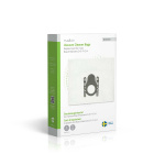 Nedis Støvsugerpose | 4 stk. | Syntetisk | Mest solgt for: Bosch / Siemens D - E - F - G - H | Hvid