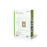 Nedis Støvsugerpose | 4 stk. | Syntetisk | Mest solgt for: Bosch / Siemens Arriva - Smiley K | Hvid