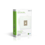Nedis Støvsugerpose | 4 stk. | Syntetisk | Mest solgt for: Bosch / Siemens Arriva - Smiley K | Hvid