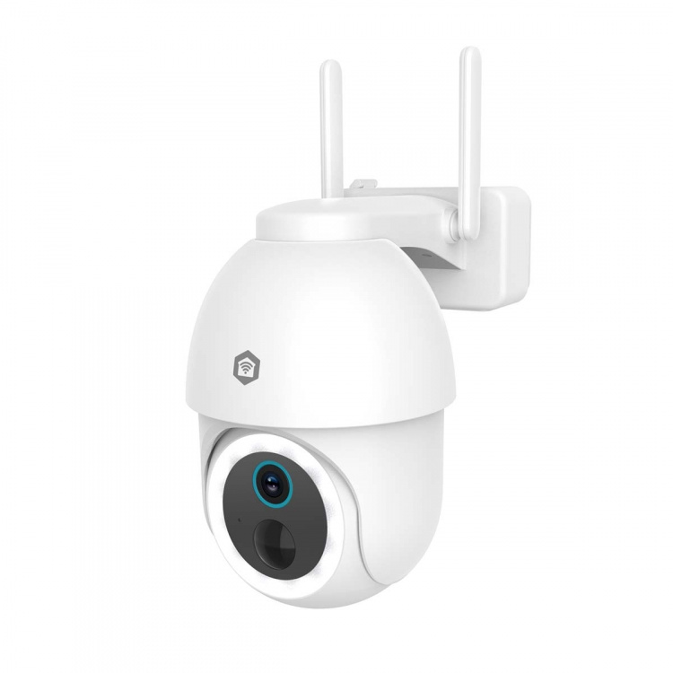 Nedis SmartLife udendørskamera | Spotlight | 3MP Full HD 1296p | Pan tilt | IP65 | Maks. batteritid: 3 Måned | Cloud Storage (mulighed) / microSD (ikke inkluderet) | 5 V DC | Med bevægelsessensor | Nattesyn | Hvid Nedis SmartLife udendørskamera | Spotlight | 3MP Full HD 1296p | Pan tilt | IP65 | Maks. batteritid: 3 Måned | Cloud Storage (mulighed) / microSD (ikke inkluderet) | 5 V DC | Med bevægelsessensor | Nattesyn | Hvid