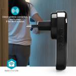 Nedis SmartLife Klokke | RF, frequency 433 Mhz | Tilbehør til: WIFICDP11BK / WIFICDP21BK / WIFICDP31BK | Strømforsyning | 55 Lyde | 110 - 240 V AC 50/60 Hz | Justérbar volume | Sort