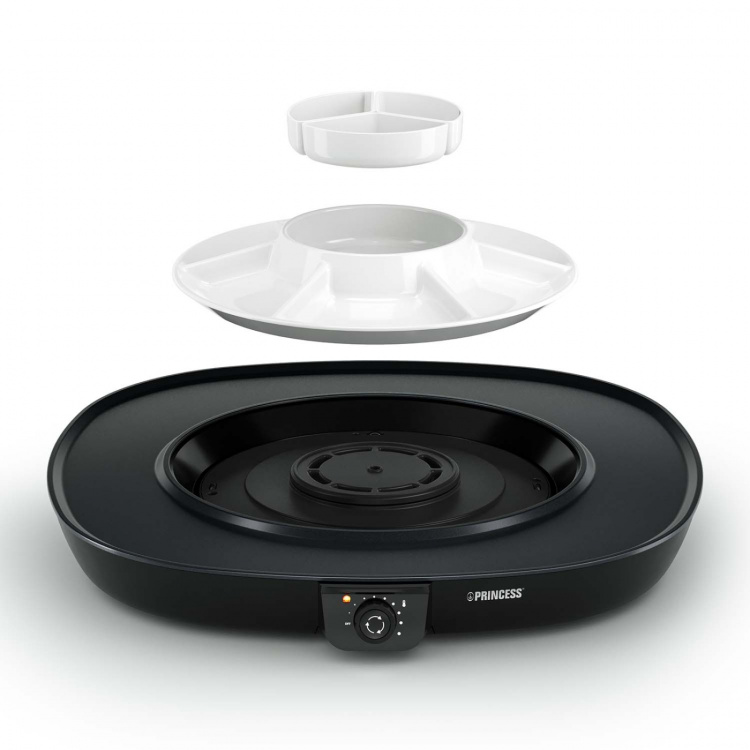 Princess Bordsgrill Table Chef Pirouette 45x47,5cm 1000W - 103260