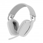 Logitech Zone Vibe 100 Lightweight Wireless Over Ear Headphones - Noise Canceling Microphone - OFF WHITE