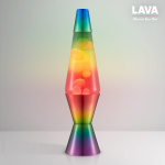 Lavazza Lampe - hvid/trefarvet, regnbuefod - 37 cm
