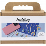 Mini Craft Kit Modellering - Mobilcharm - assorterede farver (977850)