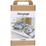 Creative Toys Creativ - Craft Kit Decoupage, Østersskaller, blå, (977787)