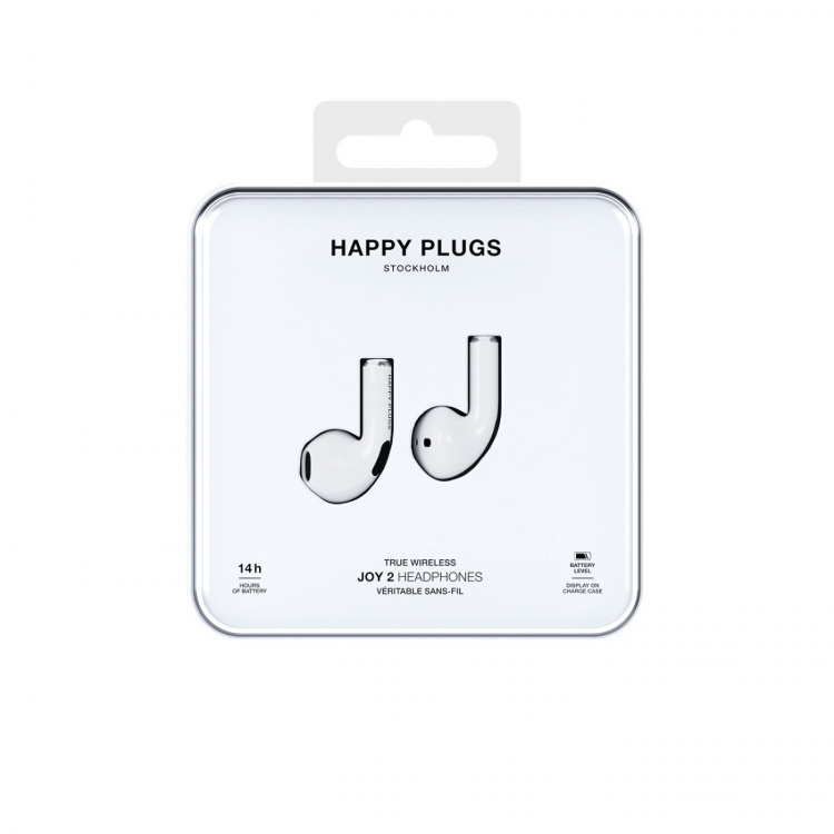 Happy Plugs Høretelefoner Joy 2 In-Ear TWS Hvid