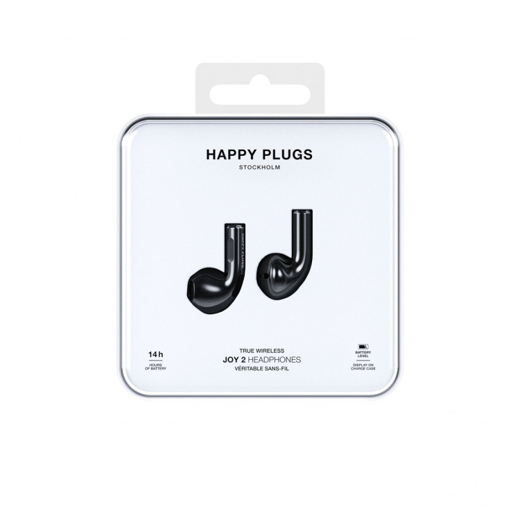 Happy Plugs Høretelefoner Joy 2 In-Ear TWS Sort