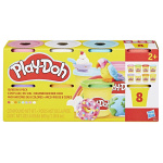 PLAY-DOH Compound 8 Pack, Rainbow, 3 Oz Regnbue