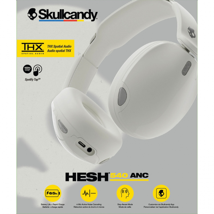 Skullcandy Hovedtelefon Hesh 540 Over-Ear ANC Bone White