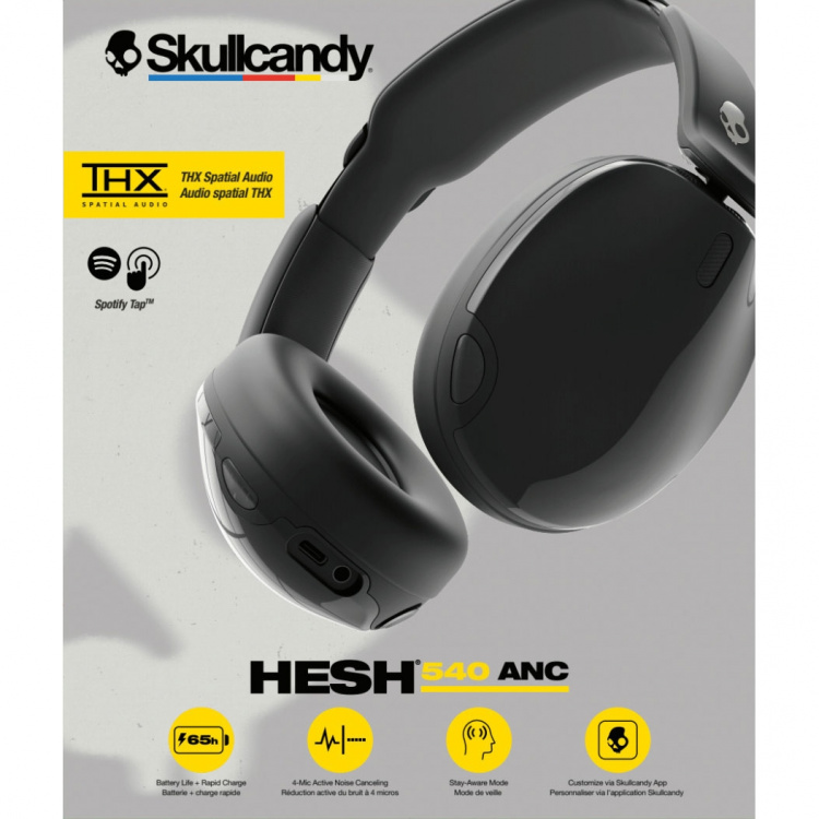 Skullcandy Hovedtelefon Hesh 540 Over-Ear ANC True Black