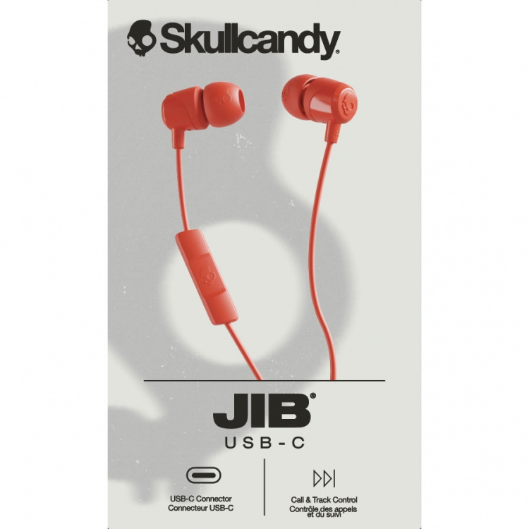 Skullcandy Høretelefoner JIB USB-C Kablet In-Ear Red Plasma