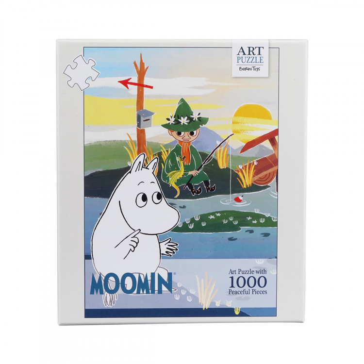 Moomin Puslespil 1000 Pcs Art Puzzle On Bridge