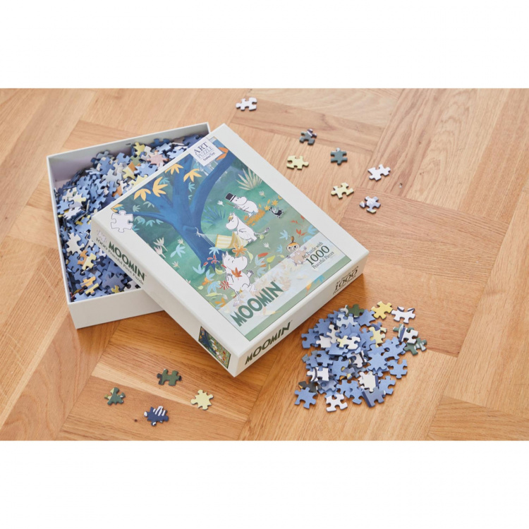 Moomin Puslespil 1000 Pcs Art Puzzle In The Forest