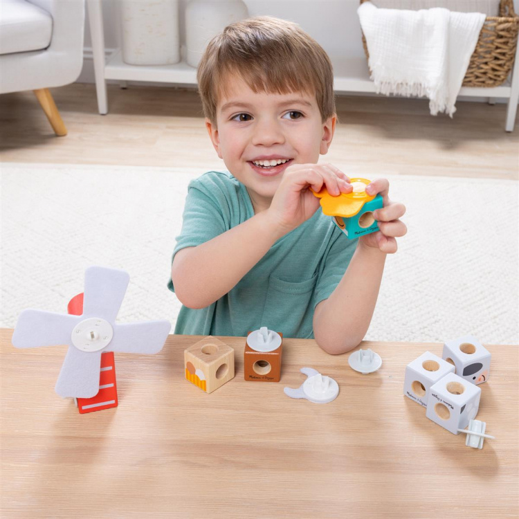 Melissa & Doug Byggeklodser - Byggesæt - Blockables: Bondegårdens Venner