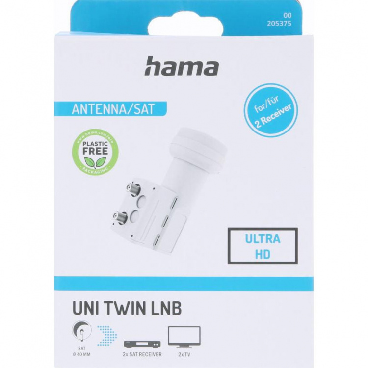Hama Universal LNB Twin Hvid