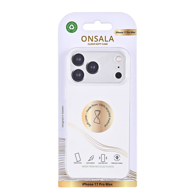 Onsala Cover TPU Transparent - iPhone 17 Pro Max