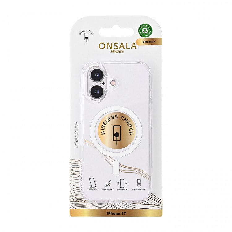 Onsala Cover MagSeries Transparent - iPhone 17
