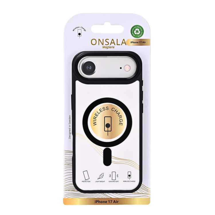 Onsala Mobilcover Bumper MagSeries Sort & Klar - iPhone Air