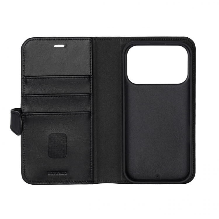 Buffalo Wallet 2i1 MagSeries 3 Kortrum MagSeries Sort - iPhone 17 Pro