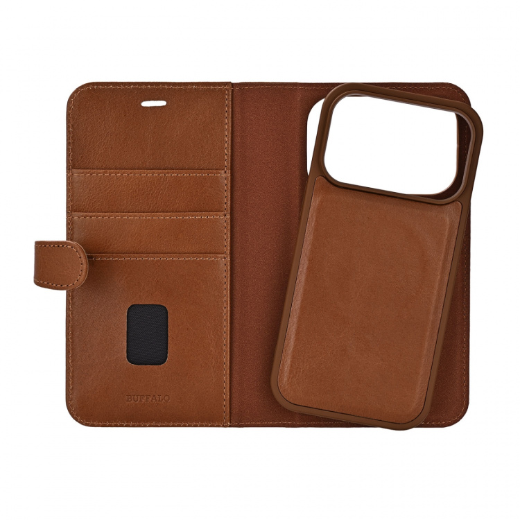 Buffalo Wallet 2i1 MagSeries 3 Kortrum MagSeries Brun - iPhone 17 Pro