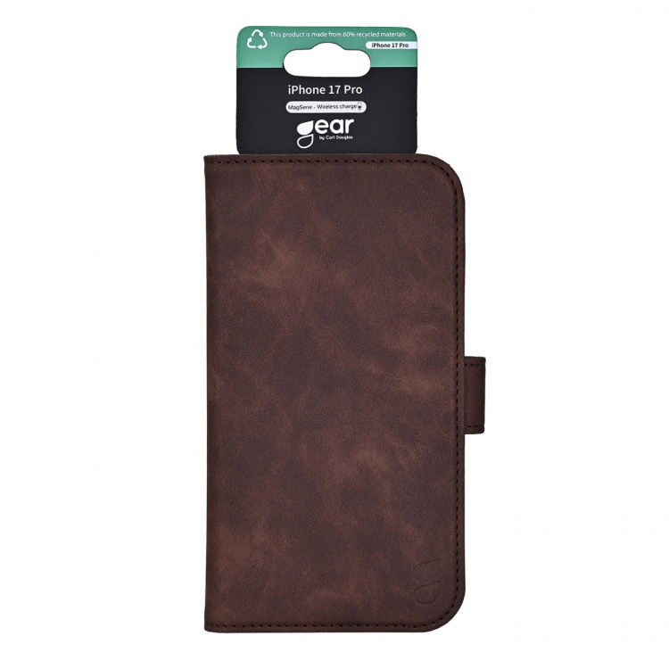 Gear Wallet 3 kortpladser Magseries Brun - iPhone 17 Pro