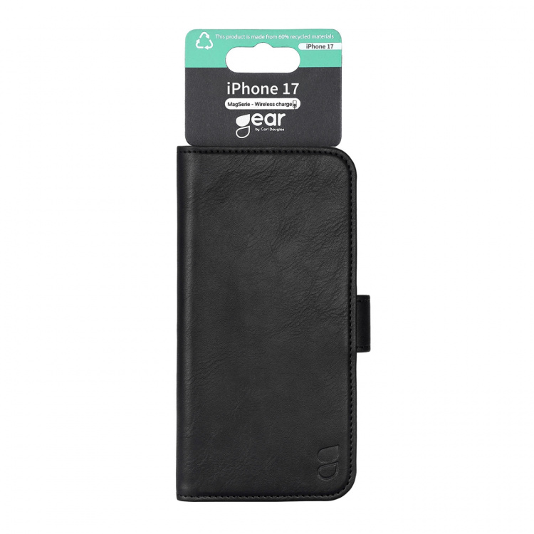 Gear Wallet 3 kortpladser Magseries Sort - iPhone 17