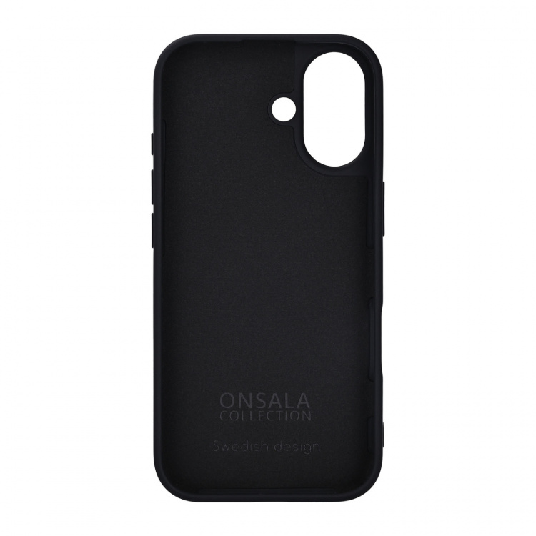 Onsala Mobilcover med Silikone Feel Black - iPhone 17