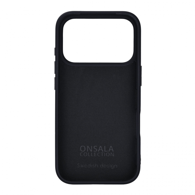 Onsala Mobilcover med Silikone Feel Black - iPhone 17 Pro