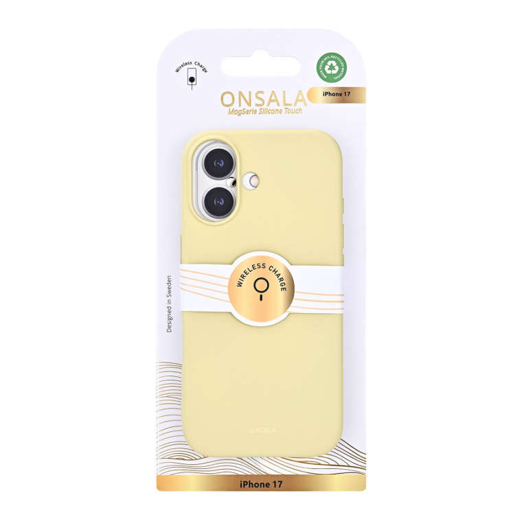 Onsala Mobilcover med Silikone Feel Lemon - iPhone 17