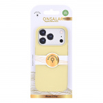 Onsala Mobilcover med Silikone Feel Lemon - iPhone 17 Pro