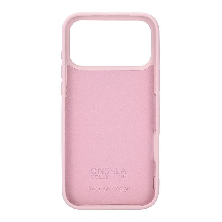 Onsala Mobilcover med Silikone Feel Chalk Pink - iPhone 17 Pro Max