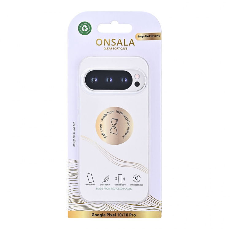 Onsala Mobilcover Google Pixel 10/10 Pro TPU Transparent