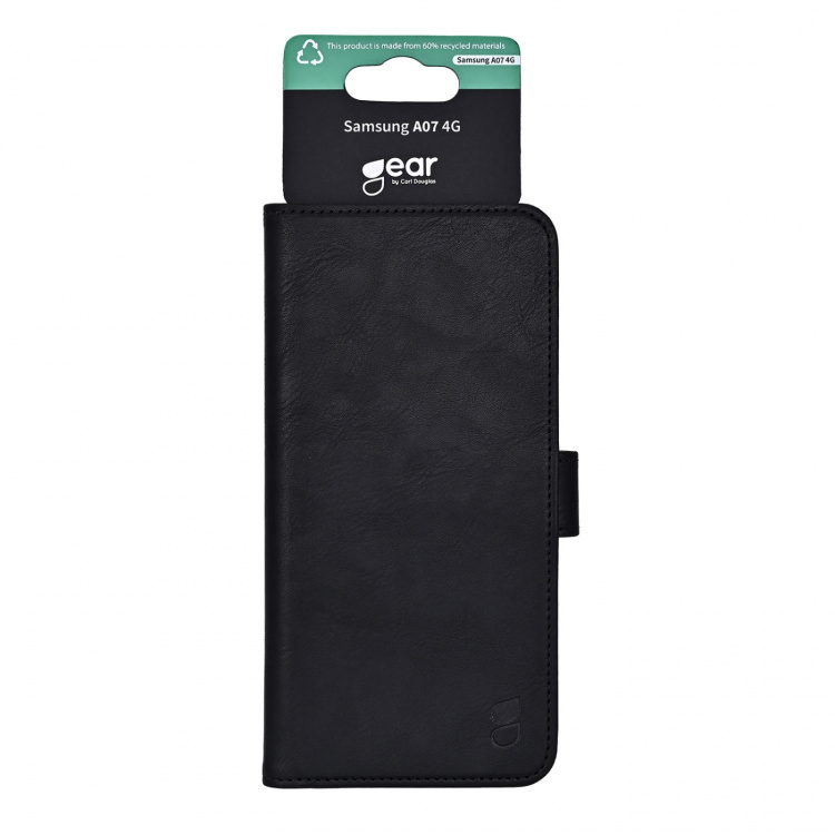Gear Wallet 3 Kortrum Sort - Samsung Galaxy A07 4G