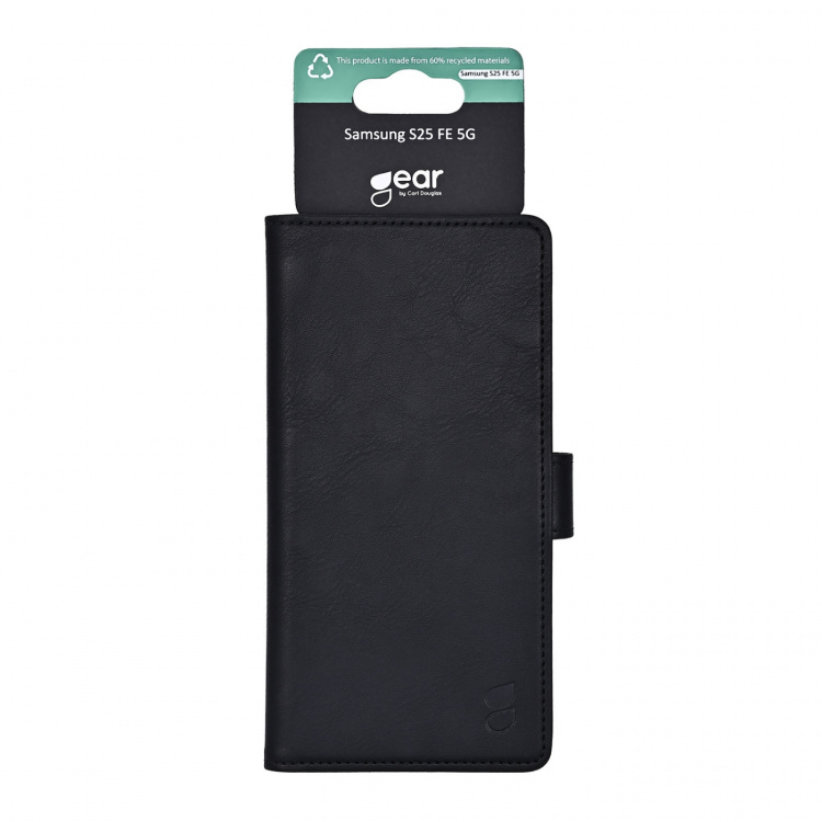 Gear Wallet 3 Kortrum Sort - Samsung Galaxy S25 FE 5G