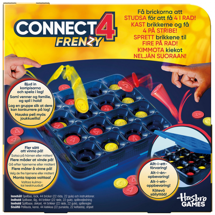 Hasbro gaming Brætspil Connect 4 Frenzy