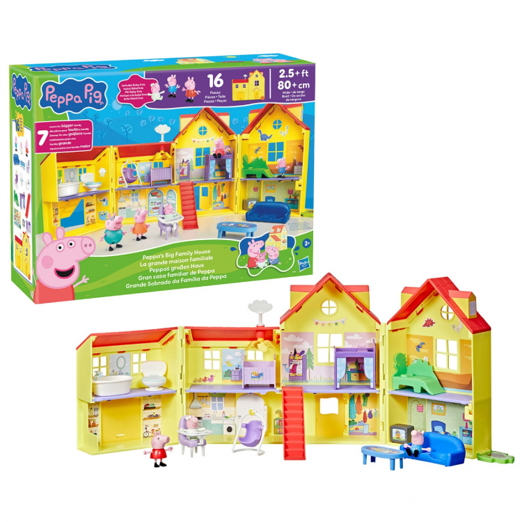 Peppa Pig Dukkehus - Gurlis Store Familiehus-legesæt