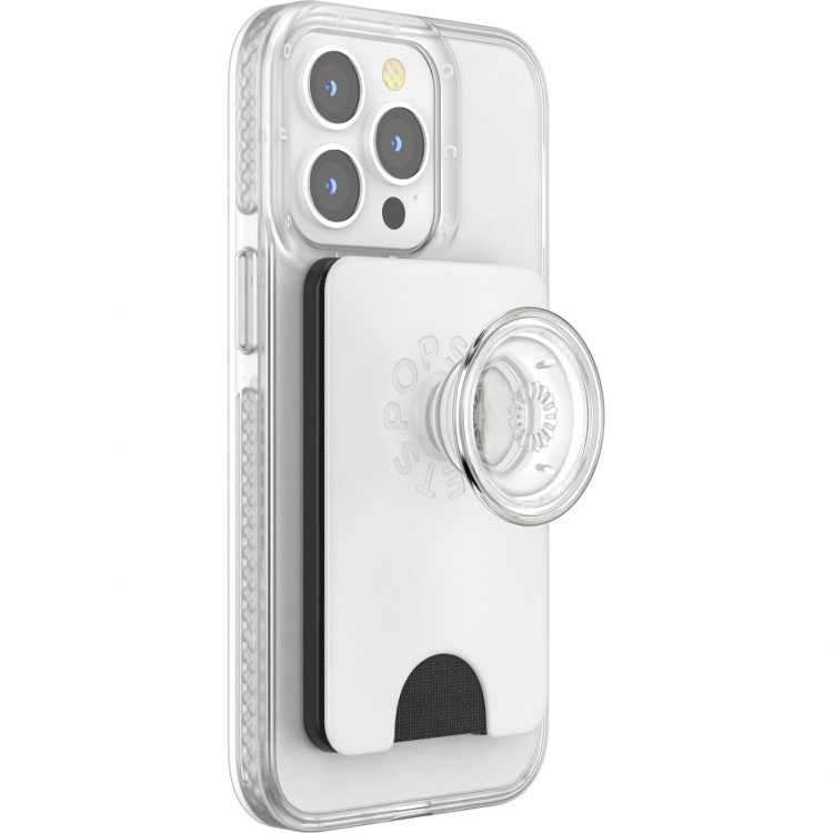 PopSockets PopWallet MagSafe White