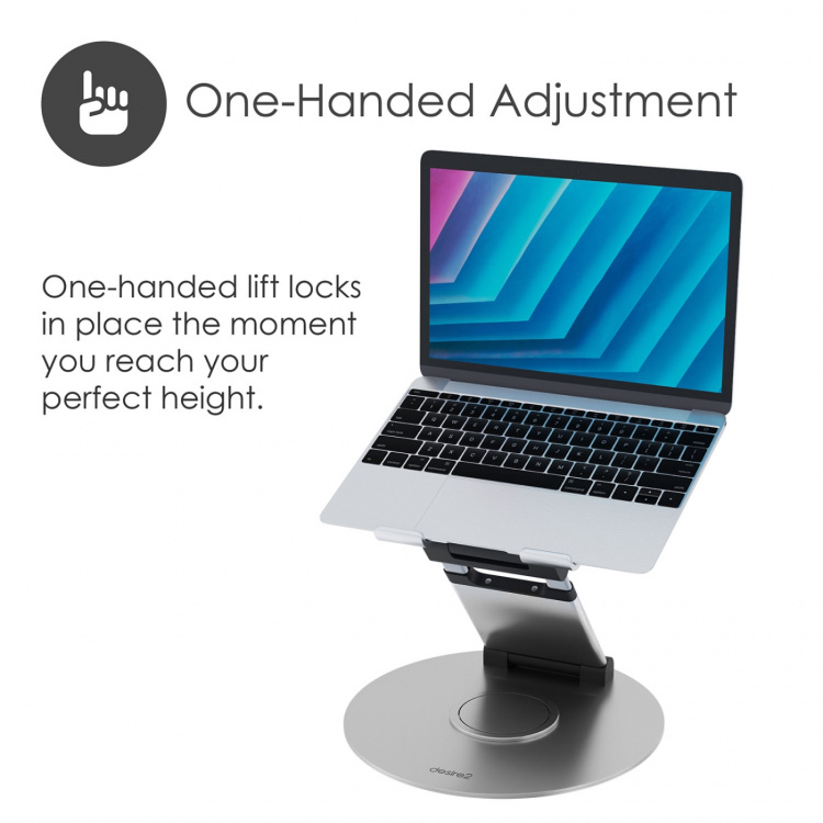Desire2 Laptopstander Sit-Stand Supreme 360 Aluminium