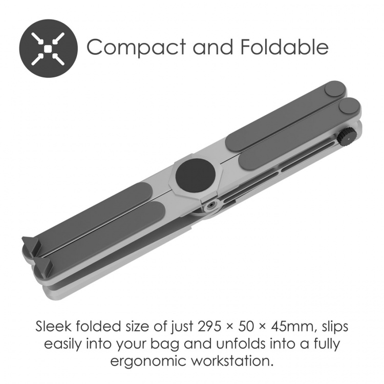 Desire2 Laptopstander X Stand Foldbar Aluminium