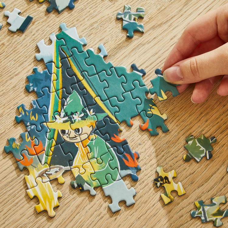 Moomin Puslespil 200 Pcs Art Puzzle Blå