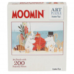 Moomin Puslespil 200 Pcs Art Puzzle Rød
