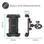 Desire2 Mobilholder til Cykel Låsbart Ride